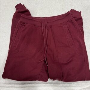 Fashion Nova Deep Red Joggers